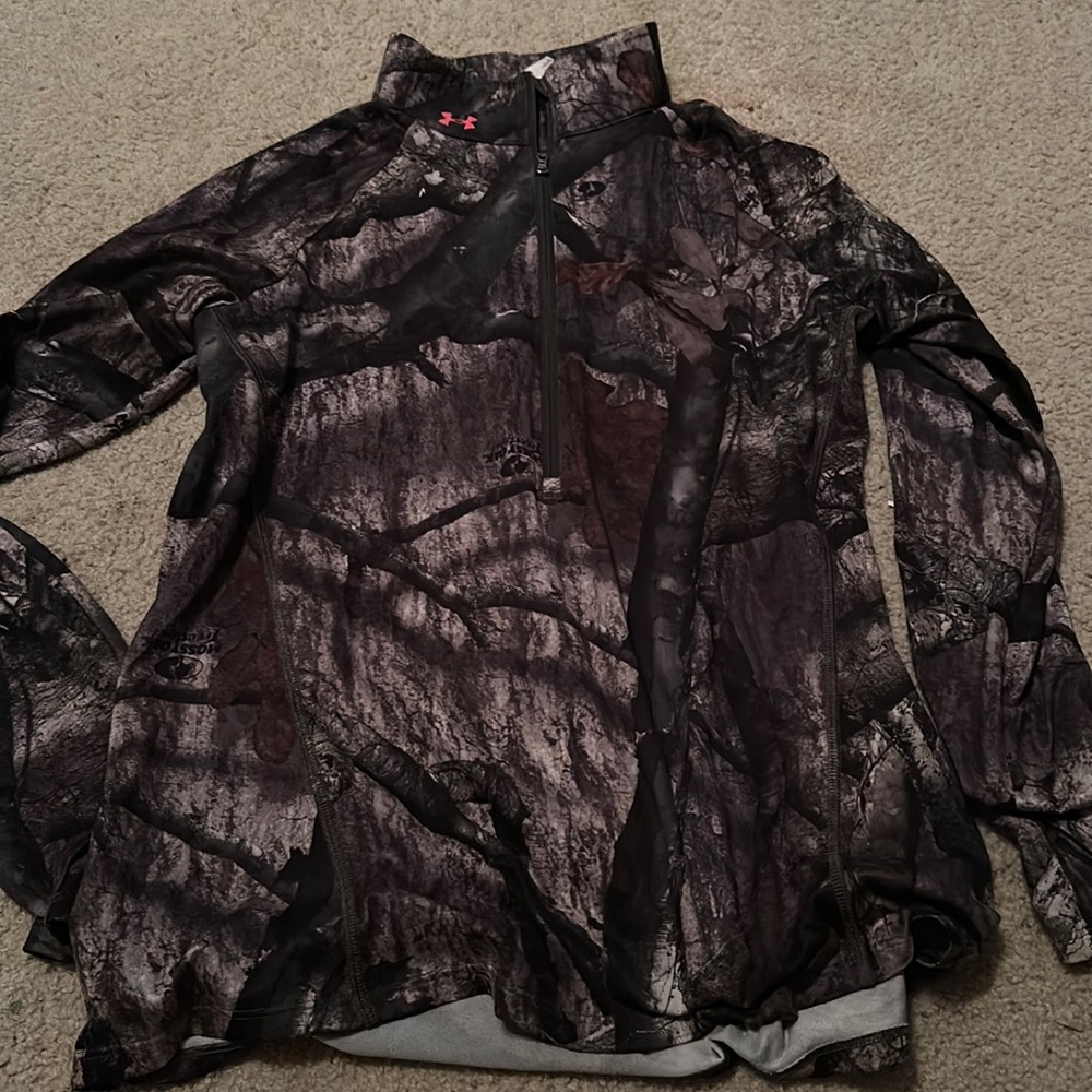 Women’s Camo 3/4 Quarter Zip Up
